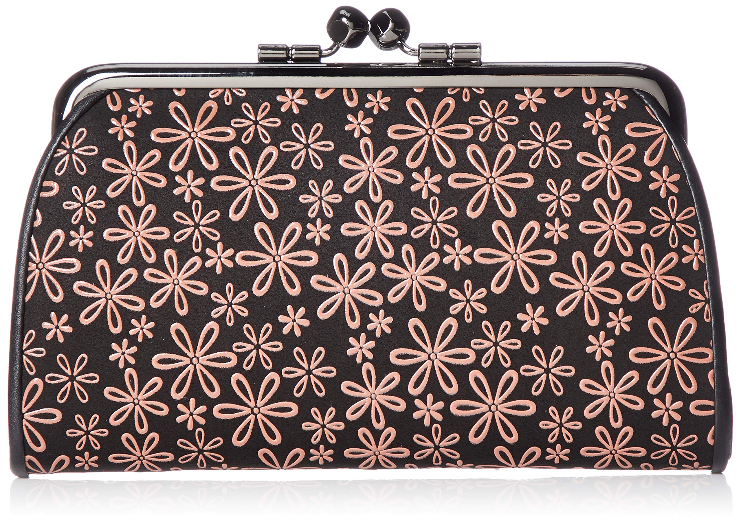 

Parent and child coin 340 parent and black deerskin x pink snowflake pattern [Indenya] purse, child, lacquer, 1501-51-160