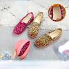 XIHAHA Non-slip Cotton Slippers Women's Thick Soled Autumn and Winter Home Indoor Warm Confinement Shoes Non Slip Woman Slippers