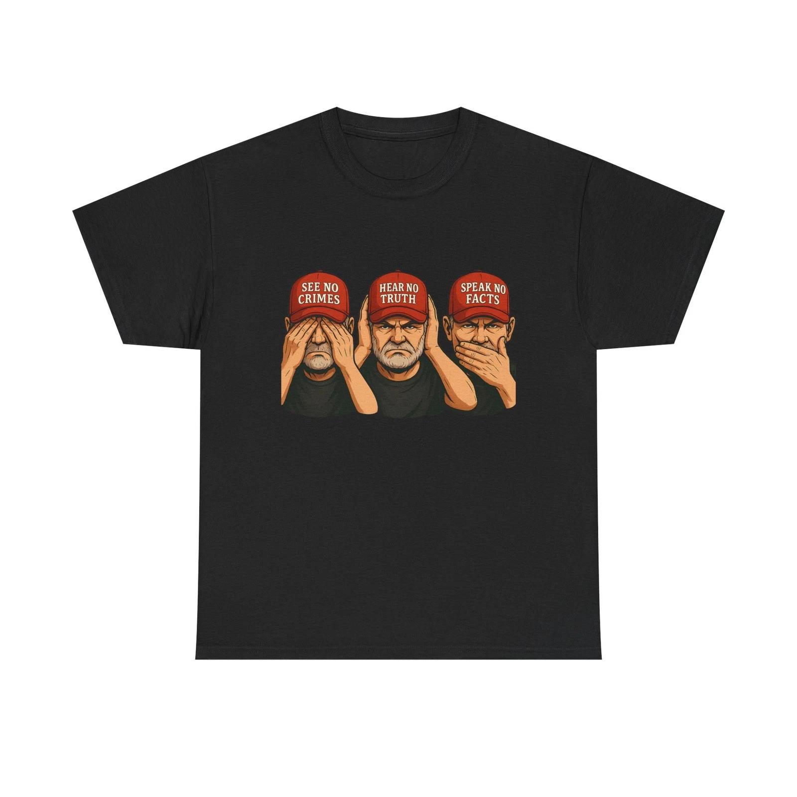 anti Trump shirt anti maga tee anti trump tee round neck cotton short sleeve Tee 3XL