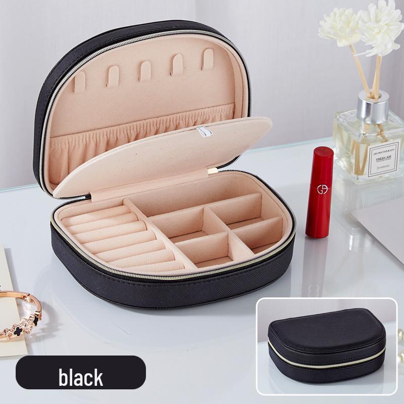 

Creative Seashell Jewelry Box: Travel Storage for Earrings, Rings, Lipstick, and Necklaces 17*13*5.5 cm