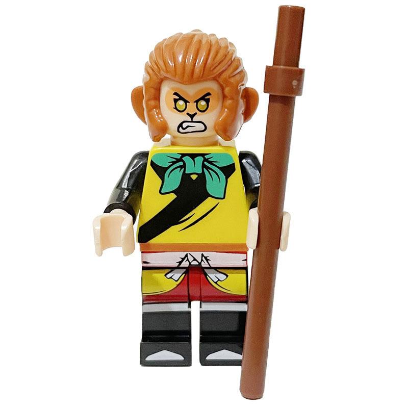 Ninja Warrior Superhero Doll With Weapon Single Building Block Assembly Toy