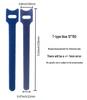 Nylon T-Type Self-Adhesive Hook and Loop Cable Ties
