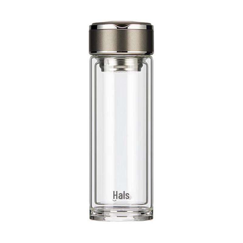 Haers Double-Layer Glass Tea Infuser Bottle