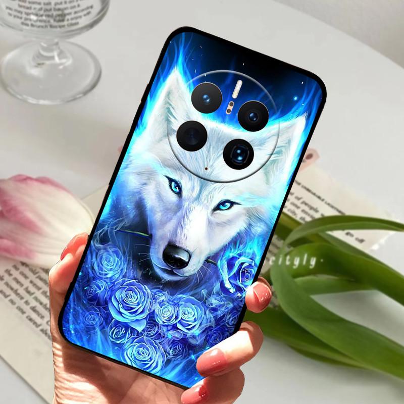 For Huawei Mate 50 Pro Case Cover Soft TPU Painted Funda Cases For Huawei Mate 50 Pro Cover Silicone Mate50 Pro 50Pro 50E Coque