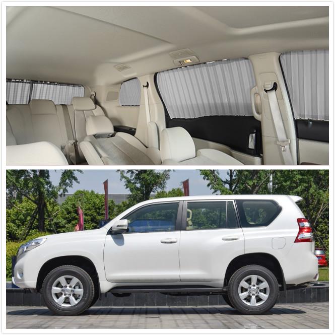Toyota Prado 2700 Doppelschienen Sonnenschutzvorhänge zur Wärmeisolierung und Beschattung