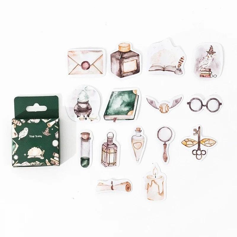 

45 шт / Коробка Наклейки Серия Магическая Академия Наклейки Сделай сам Декоративные Запечатывающие Наклейки Сделай сам Декоративные Запечатывающие Наклейки для Ручных Счетов