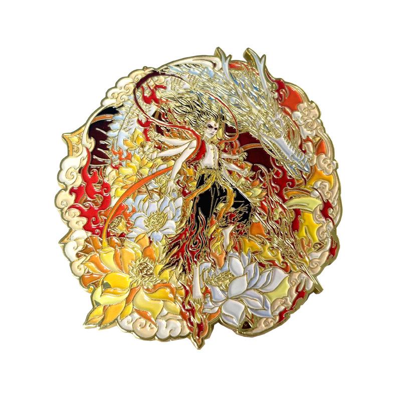 

Металевий Магніт з Аніме/Мультяшним Дизайном - 2D Креативний Сувенір для Туристичних Місць