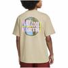Nike Men's Khaki T-Shirt with Earth Letter Print