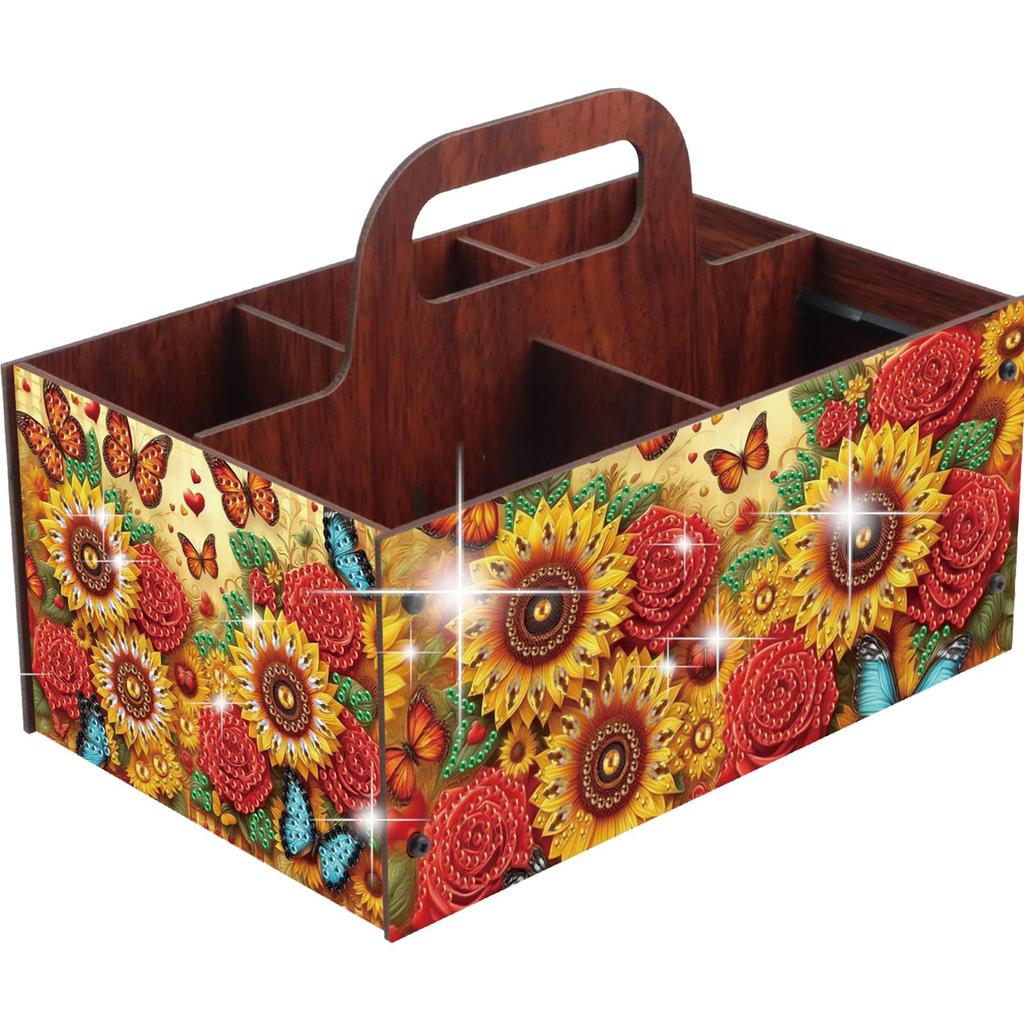 DIY Diamond Painting Storage Box Diamond Painting Kit Diamond Art Painting Storage Box Kit Desktop Art Decoration Gift