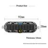 Oval Solar Powered Warning Strobe Light Multi Flashing Modes Colors For Motorcycle Bicycle Outdoor Use