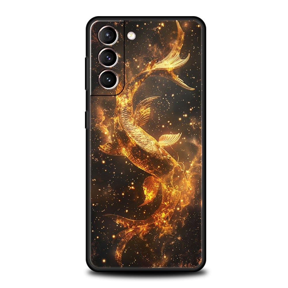 

Moon Galaxy Universe Phone Case For Samsung Galaxy S26 Ultra S25 Plus S24 FE S23 S22 5G S21 S20 Cover Black Soft Samsung S25 FE