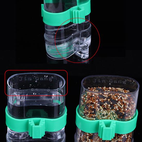 220ml Trappola per Acqua Automatica Gabbie per Uccelli Accessori Mangiatoia Fontana per Bere Pappagalli