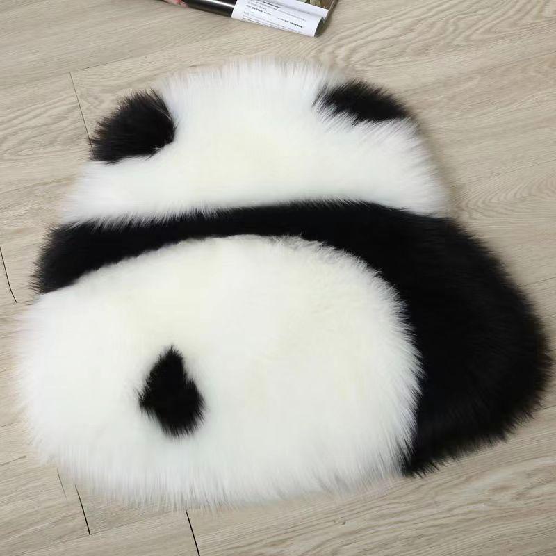 Nordic Wool Panda Hugging Pillow – Bedside Cushion & Sofa Lumbar Support