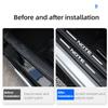 For Nissan Note Performance Car Stickers Carbon Fiber Texture Car Door Sill Guard Sticker Car Threshold Protect Car