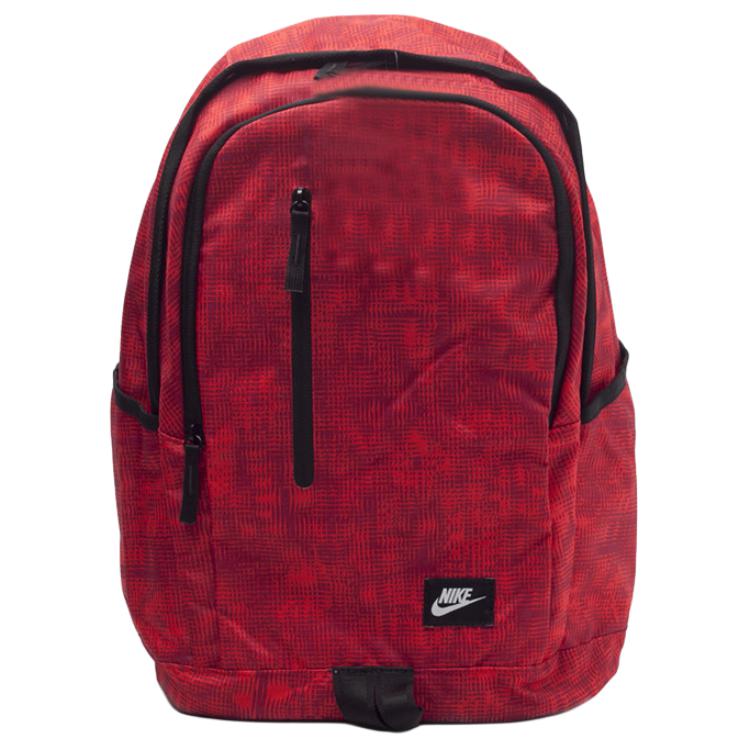 Nike Polyester Backpack Men s Red & Black BA5231-657
