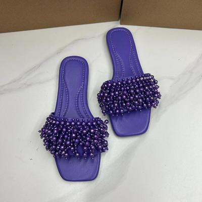 Fashion Elegant Woman Shoes Flat Heels Outdoor Street Ladies Slippers Lastest Twist Design 2024 Summer Beach Female Slides Flip Flops