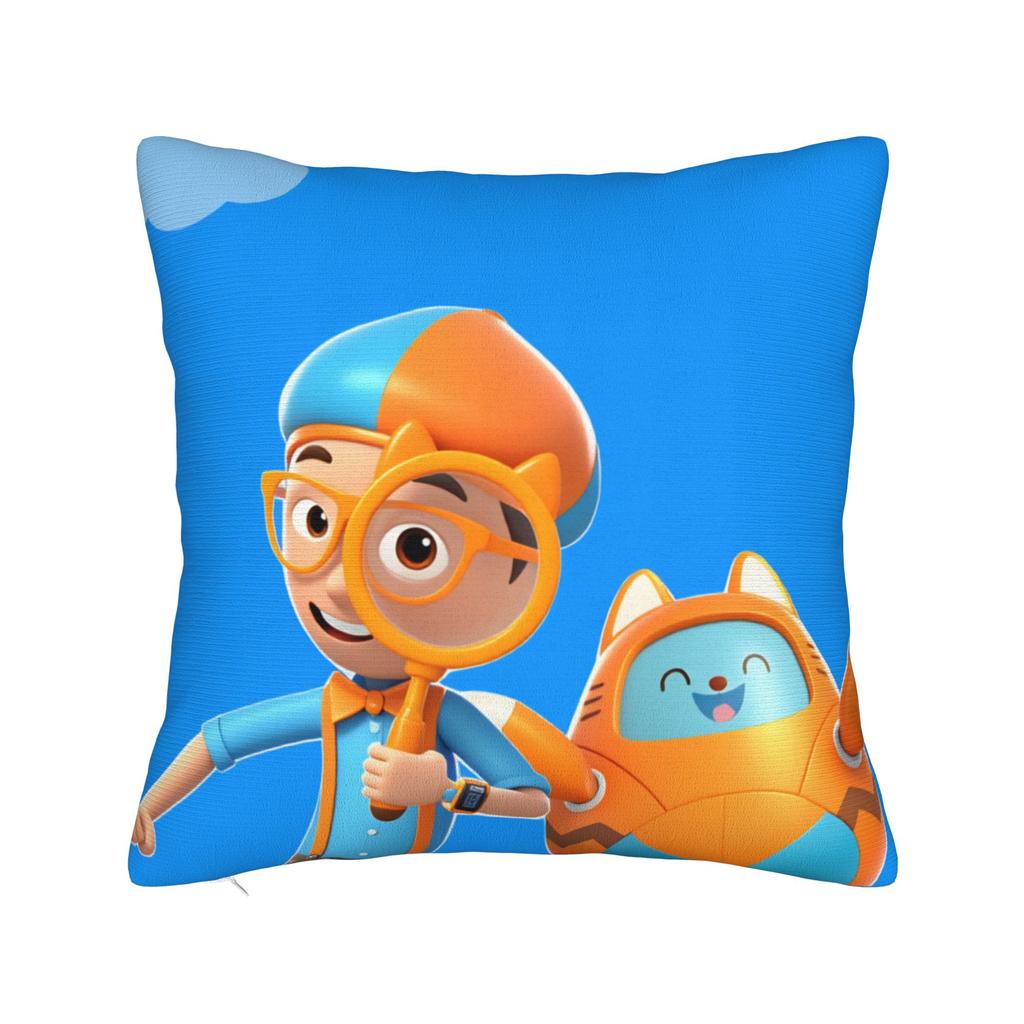 Cartoon B-Blippiing Pillow Case Custom Pillow Cover Kawaii Pillowcases For Sofa Bedroom Home Decor