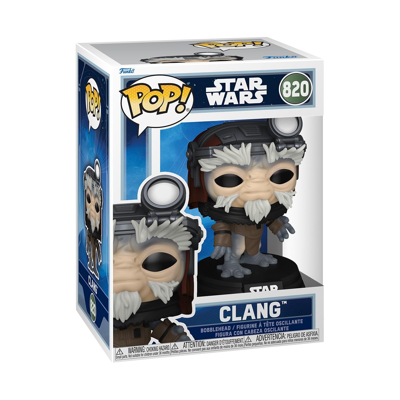 Funko The Mandalorian Grogu Klang Pop! & (with headset) белый