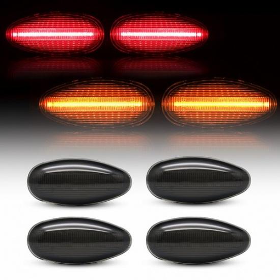 4X LED Side Marker Lights For 2001-2014 Chevy Silverado 2500HD 3500HD 15793902