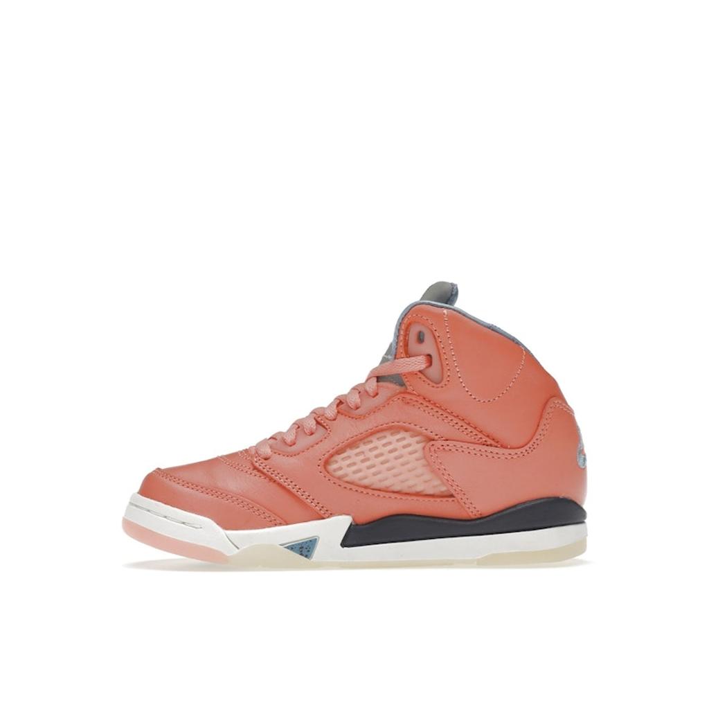DJ Khaled X Air Jordan Jordan 5 Retro PS We The Best - Crimson Bliss Kids Sneakers Orange Leche-Blue Sail DV4980-641