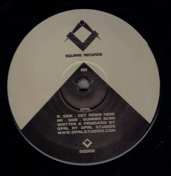 

12inch Record OPAL - Get Down Here / Summer Slam SQ005 Square Records UK Dance & Electronica Used