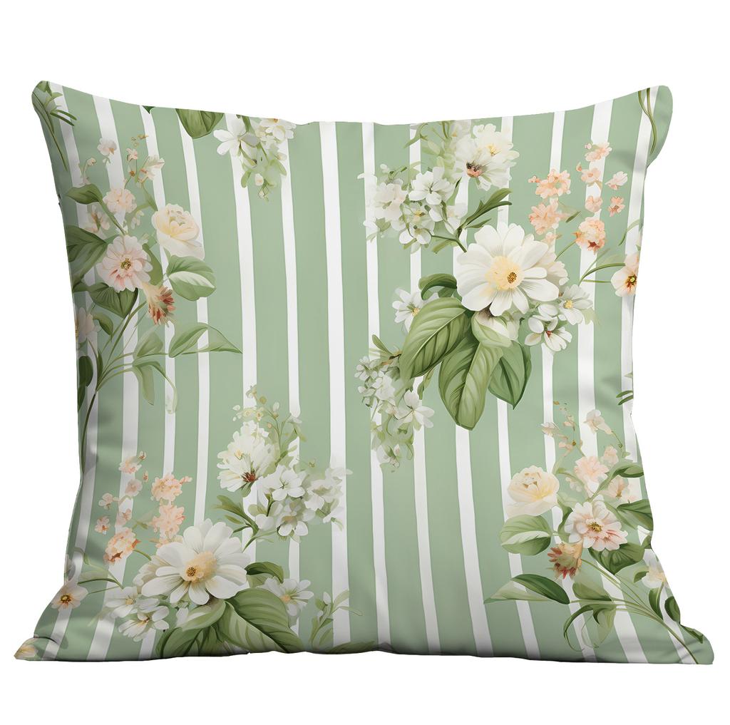 Ny Akvarell Pastoral Blommig Kuddfodral Hem Vardagsrum Soffa Kudde Kuddfodral Premium Hållbar Kvalitet