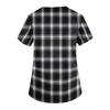 Women's V Neck Short Sleeve Work Shirt with Pockets Oktoberfest Print Top Nursing Uniform Comfortable Fit Durable Material