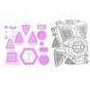 Christmas Pendant Metal Die Cuts Template Molds Christmas Bells Cutting Dies for Scrapbooking Cards Making Decorations