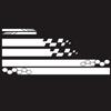 5 Pieces  Vinyl Car Side Sticker Auto Body Racing Sports Decals Universal Car Truck DIY Decal Stripe Vinyl Stickers