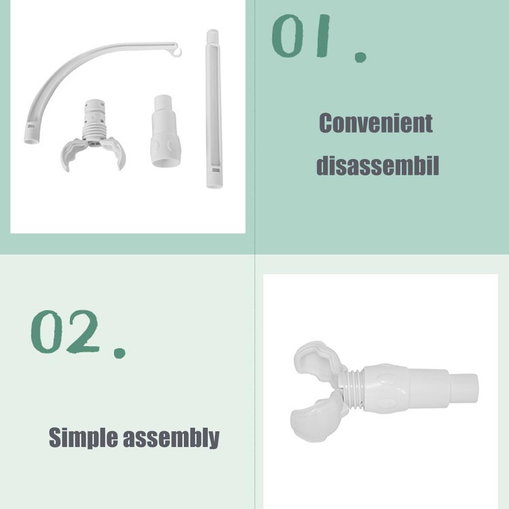 Children S Bed Mobile Holder Baby Bed Claw Mobile Poles Rotating Mobile Holder Hanging Arm Holder