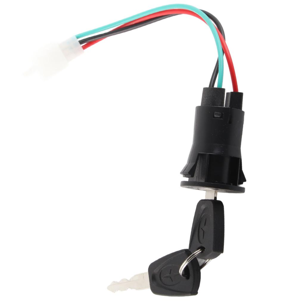 3 Wire Ignition Switch with 2 Keys Replacement for 50cc 70cc 90cc 110cc 150cc 200cc 250cc Go Kart