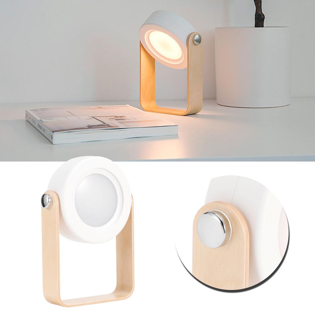 Mini Night Light Portable Rotatable Desktop Folding Reading Lamp for Home Bedroom Lighting