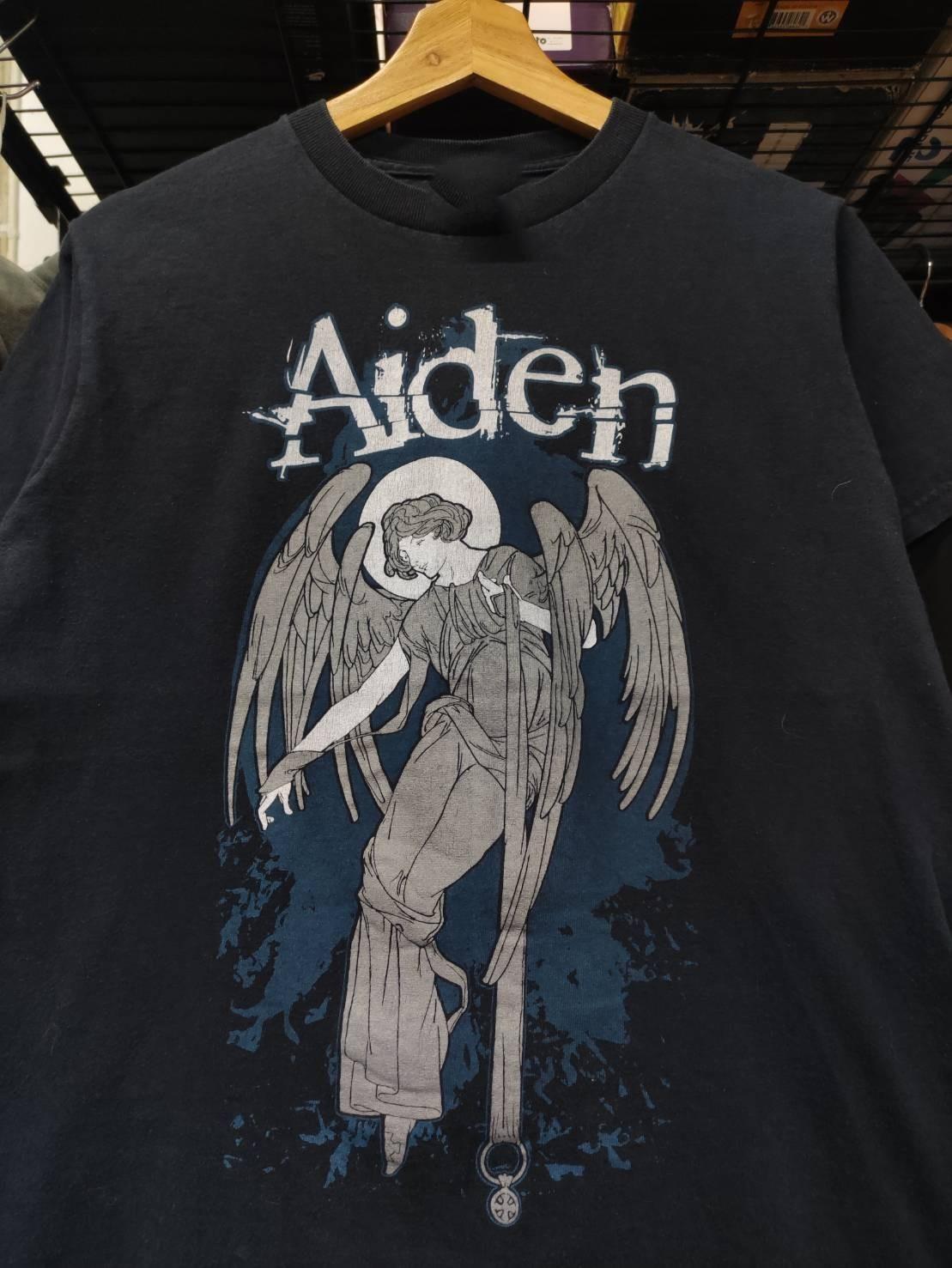 Vtg 00 s Aiden Emo Band Cherubim Art T-Shirt All size SA264 FREE SHIPPING Unisex T-Shirt XXXL