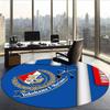 Yokohama F Marinos (1) Round Office Rug Decorative Floor Rug for Office Bedroom Living Room and Home Space