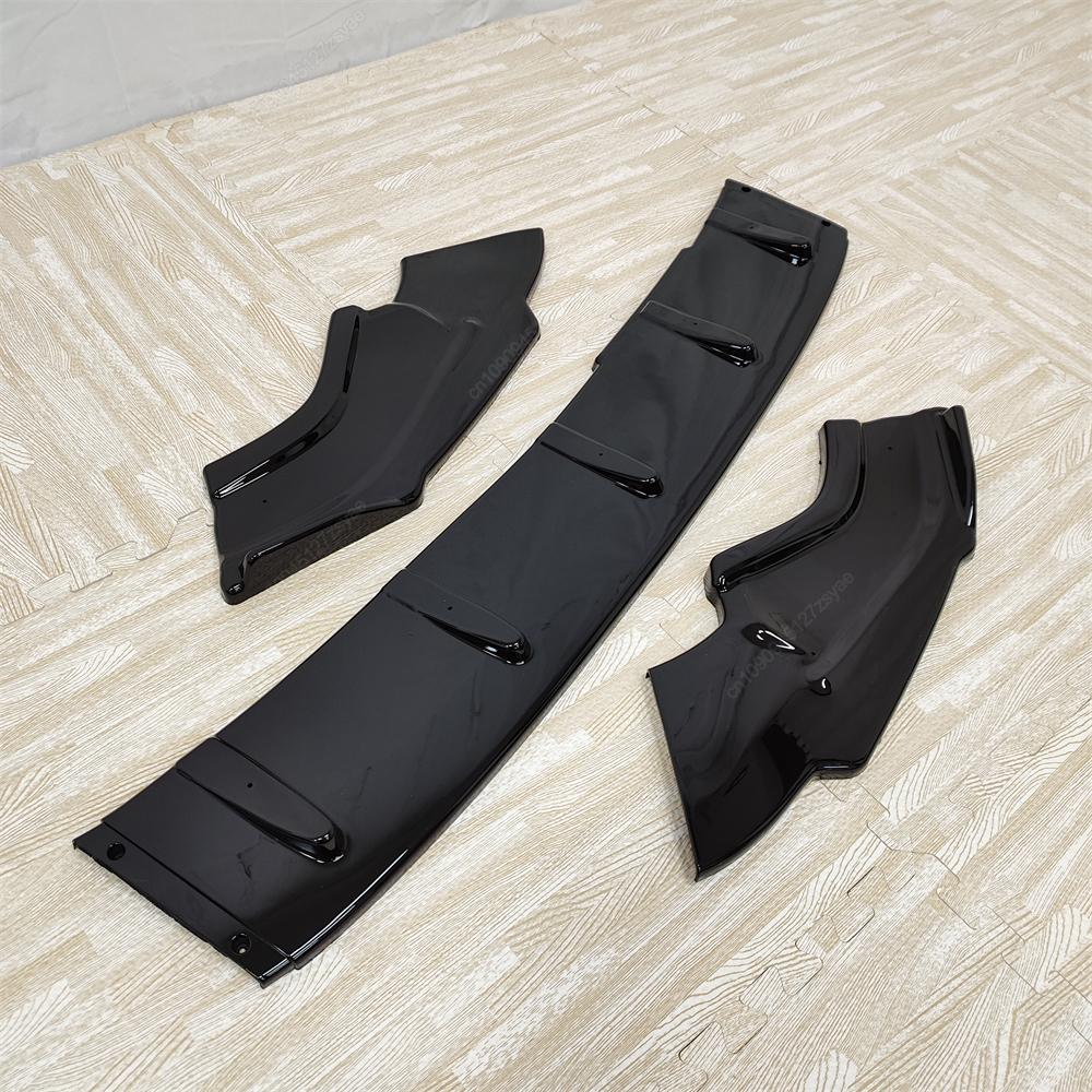 ABS Front Bumper Lip Spoiler Splitter Diffuser Canards Bodykits For VW Golf MK7 7.5 GTI GTD GTE R R-Line 2012-2020 Maxton Style