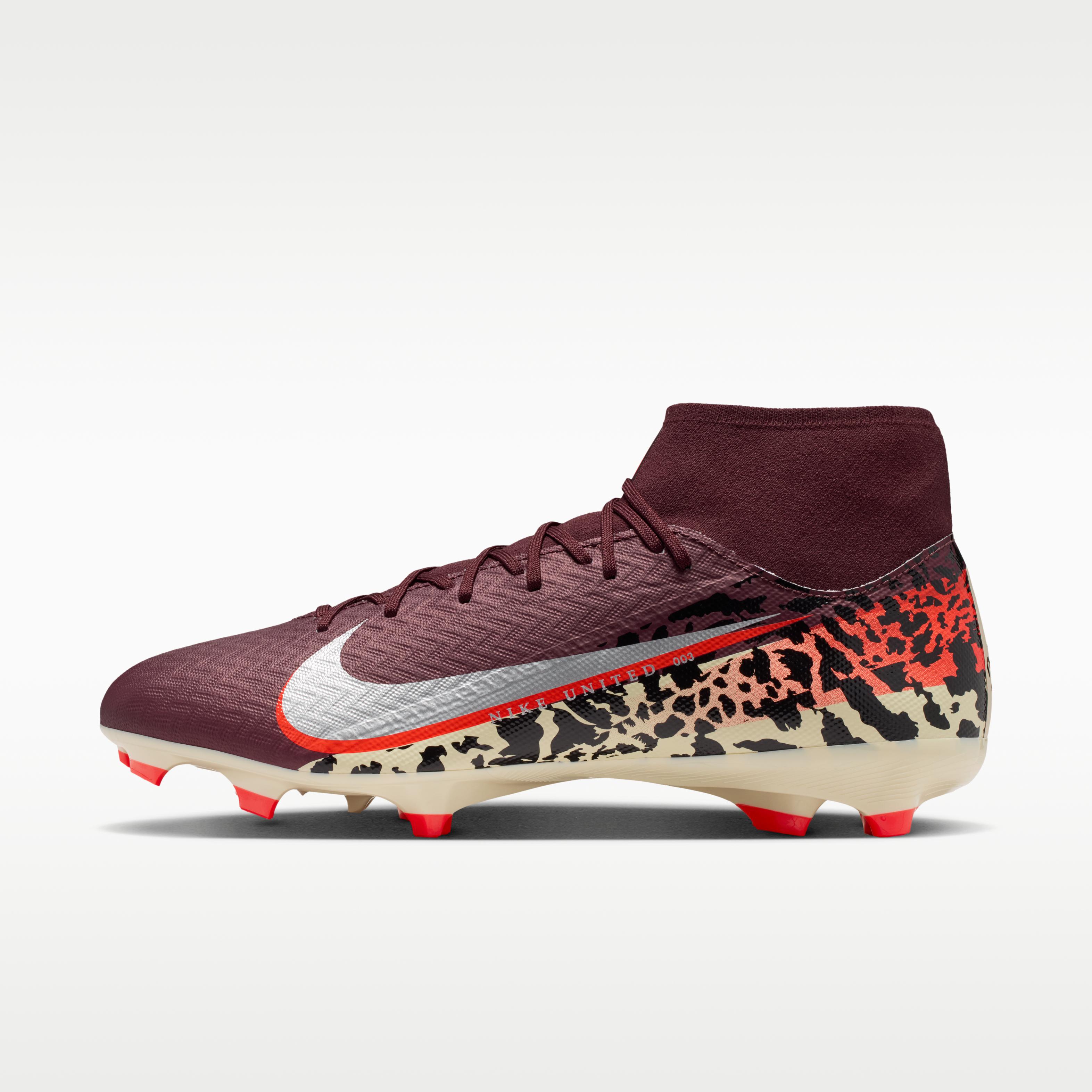 

Nike United Mercurial Superfly 10 Academy MG High Burgundy Crush Univ 40