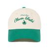 CLEVER FIELD color block embroidered ball cap_ green