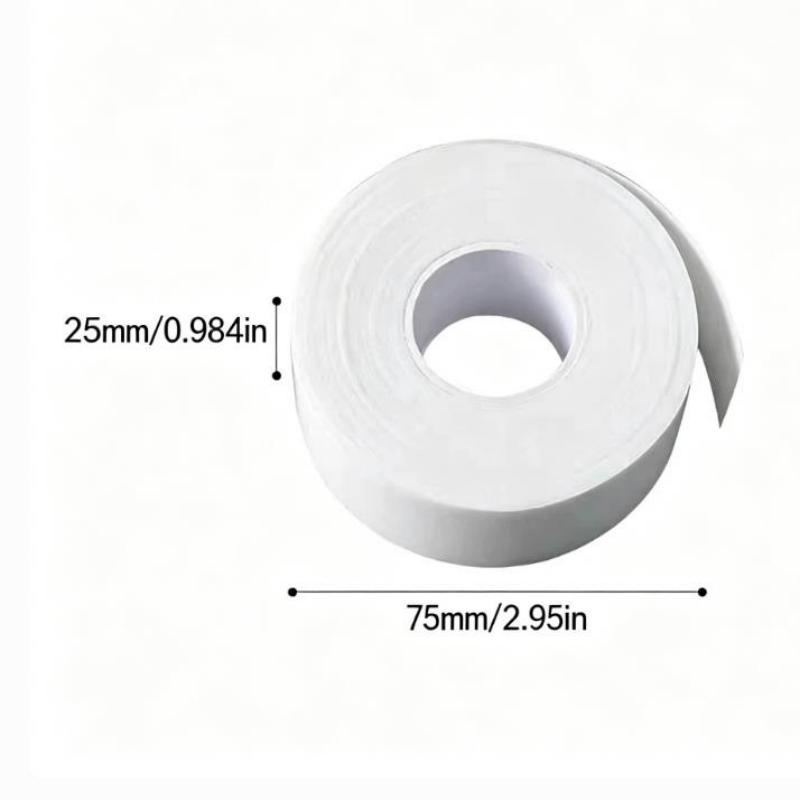 8/80M Hat Shirt Collar Anti-dirty Grime Protector Fixing Sticker Self-adhesive Disposable Tape Rolled Sweat-absorbent Tape
