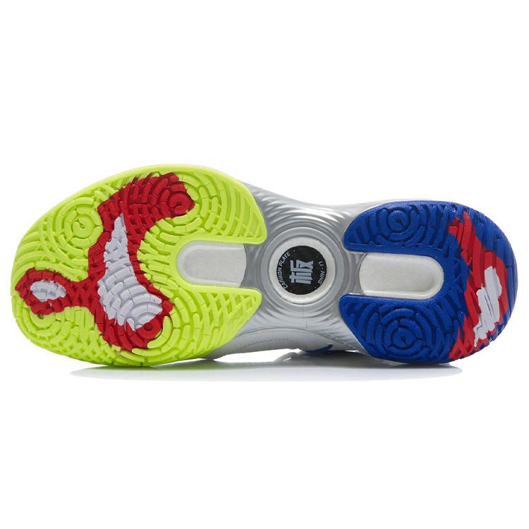 Li Ning Battle Halberd 3 Cushioning Slip Resistant Abrasion Resistant Breathable Lightweight Low top Badminton Shoes AYAR025-1
