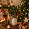 Fake Flowers Christmas Ornament Artificial Floral Decor Festive Bunches Christmas Decorations  Home