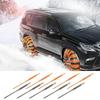 Schneeketten für Auto 5 Stück Reifen Auto Traktionshilfen Reifenkette für Autos für SUV LKW Pickup Van Limousinen 165-275mm Winter