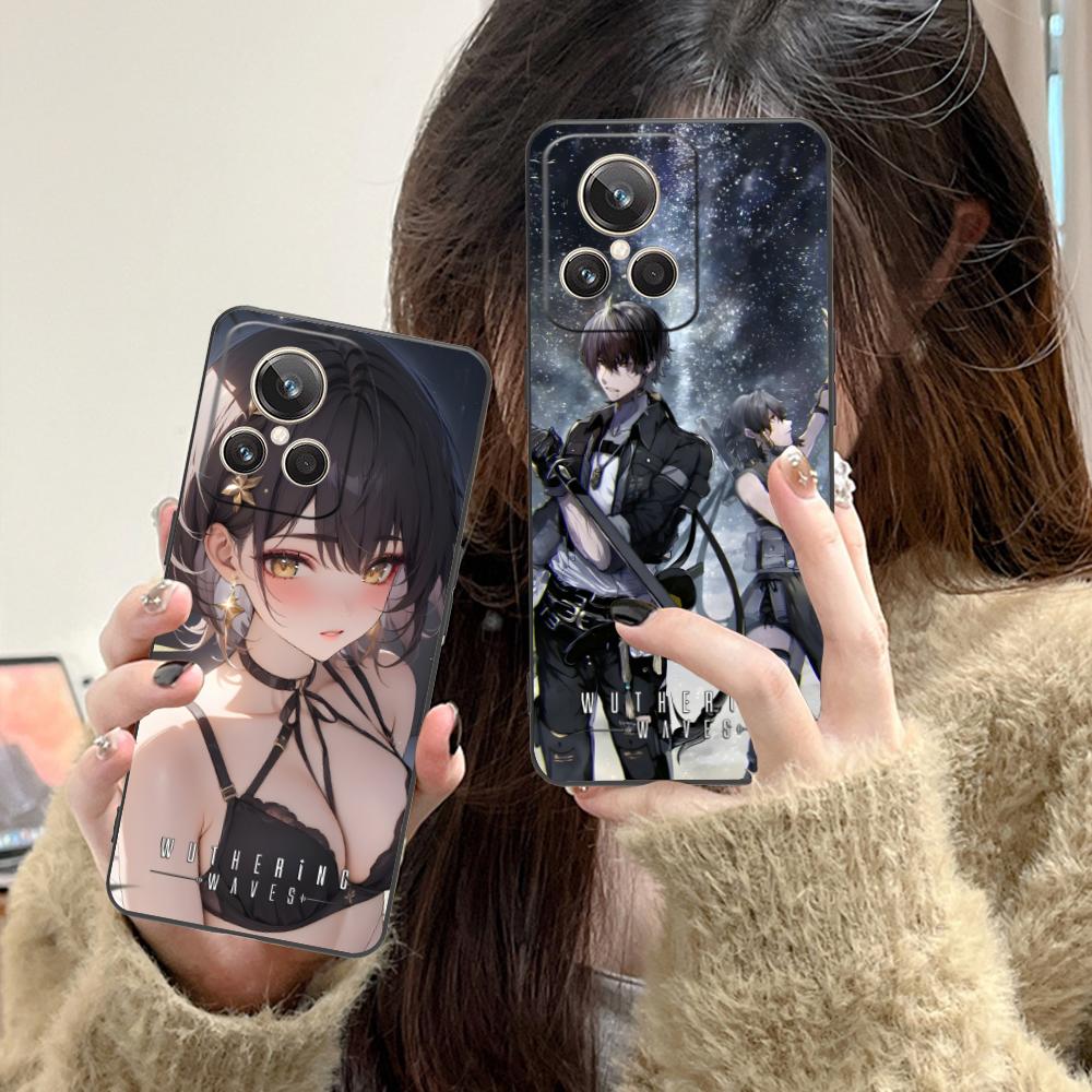 Wuthering Waves Rover Matte TPU Mobile Phone Case for Realme GT 8 Neo Pro C75 73 71 C67 65 C55 53 C35 31 C20 15 Colorful Cover