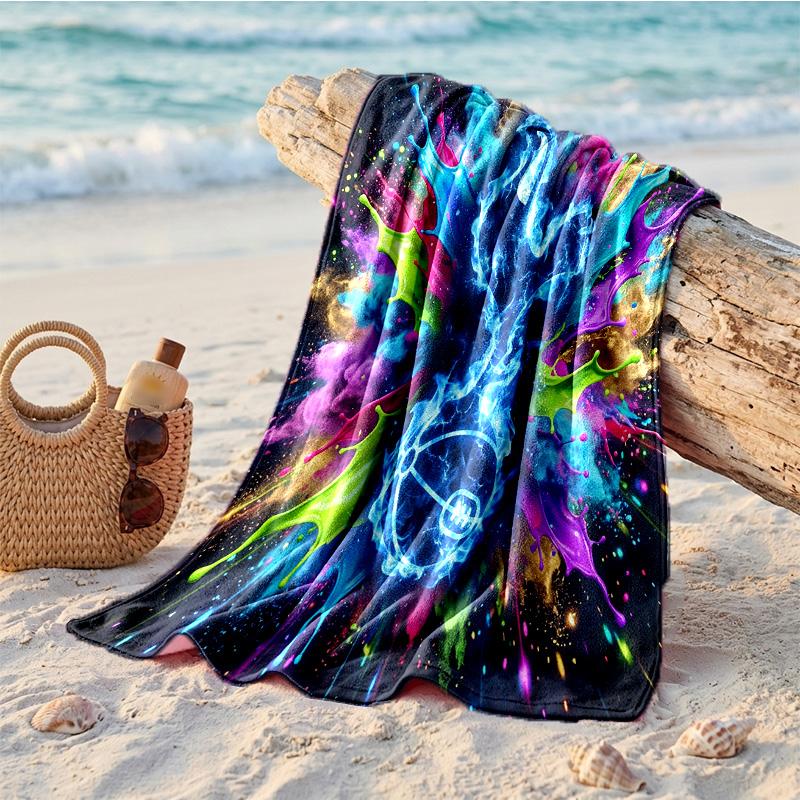 Tottenham Hotspur Print Microfiber Beach Towel Quick Dry Absorbent Large Towel For Beach Swimming Travel