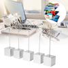 5PCS Memo Card Clip Holder Picture Note Table Number Stand Office Stationery SuppliesWhite