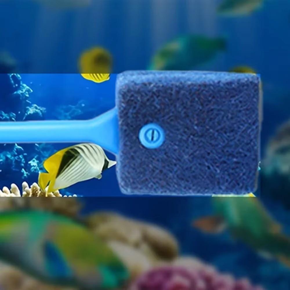 Window Scraping Fish Tank Cleaning Brush Double Sided Sponge Algae Scraper  Glass Acrylic Fish Tank
