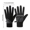 Windproof Winter Gloves Fleece Lining Waterproof Gloves Full Finger Gloves  Autumn and Winter