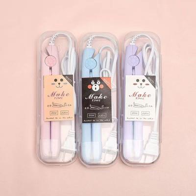 Hair Straightener Curling Iron Mini Ironing Board Hairdressing Tool Straight Curling Dual-Purpose Straightening Board Plywood