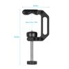 Universal C Clamp Heavy Duty Desktop Mount Clamp Tripod Light Stand Clamp with Standard 1 4 Inch & 3 8 Inch Screw Holes