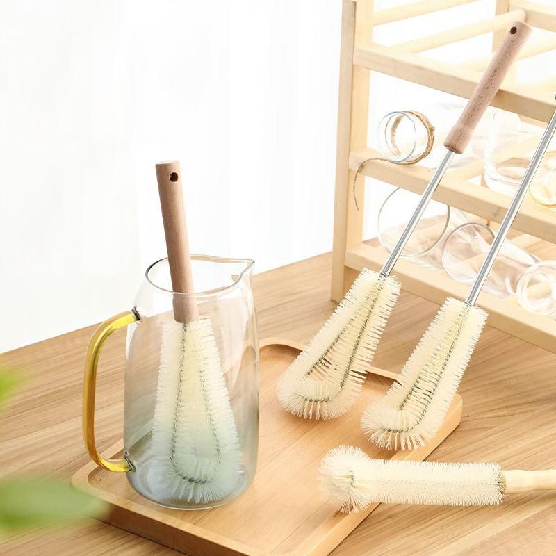 Cup Brush Cleaning Long Handle Small Brush Wall Breaking Machine Special Cup Cleaning Artifact Cup Brush Bottle Rinse Set