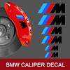 BBKQ7 6pcs Vinyl Car Caliper Stickers for BMW E93 F10 F20 F30 F40 F15 F25 F26 F31 F49 F86 M3 M5 X3 G20 G30 Auto Wheel Brake Decals
